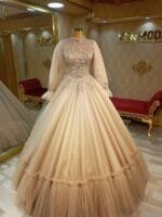 esma vizon tesettür nişanlık a kesim - VznModa esma-vizon-tesettür-nişanlık-a-kesim-dantel