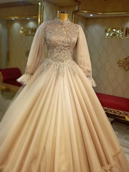 esma-vizon-tesettür-nişanlık-a-kesim-dantel - VznModa esma-vizon-tesettür-nişanlık-a-kesim-dantel