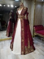 kösem-sultan-bordo-kaftan-kına-işleme-helen - VznModa kösem-sultan-bordo-kaftan-kına-işleme-helen