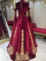 kösem-sultan-bordo-kaftan-kına-işleme-helen - VznModa kösem-sultan-bordo-kaftan-kına-işleme-helen
