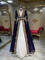 pınar-mor-gold-kaftan-kına-abiye-elbise-hint-işleme-helen - VznModa pınar-mor-gold-kaftan-kına-abiye-elbise-hint-işleme-helen