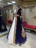 Pinar-mor-gold-islemeli-kaftan-kina-abiye-elbise-helen - VznModa Pinar-mor-gold-islemeli-kaftan-kina-abiye-elbise-helen