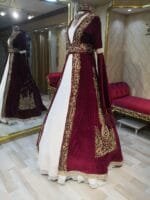 Rabia-bordo-gold-islemeli-kaftan-kina-abiye-elbise-helen