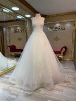 Gülçin helen gelinlik işlemeli - VznModa gülçin-helen-gelinlik-hayal-tül-yeni-işlemeli