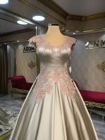 Ada-vizon-dantel-nisan-abiye-elbise-a-kesim-helen-saten - VznModa Ada-vizon-dantel-nisan-abiye-elbise-a-kesim-helen-saten
