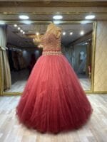 Edis-bordo-islemeli-buyuk-beden-nisan-kina-abiye-elbise-prenses