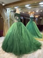 parla-zumrut-yesili-tasli-prenses-nisan-kina-abiye-elbise - VznModa parla-zumrut-yesili-tasli-prenses-nisan-kina-abiye-elbise