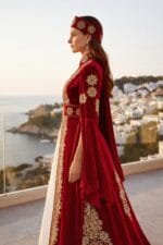 Buse kırmızı gold işlemeli helen kaftan kına abiye elbiseee - VznModa Buse-kirmizi-gold-islemeli-helen-kaftan-kina-abiye-elbise