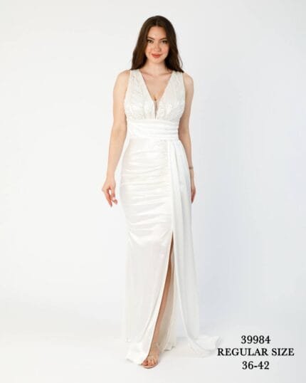 abiye-elbise-saten-beyaz-söz-nikah-nişan