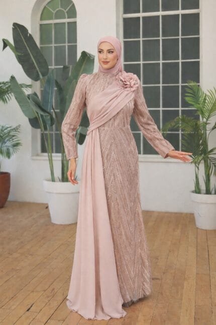 Alya-pudra-dantel-tesettur-abiye-elbise
