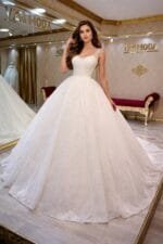 Aygök Gelinlik Prenses Simli Kumaş kabarıka - VznModa Aygok-Gelinlik-Prenses-Simli-Kumas-kabarik