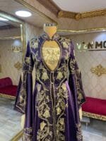 Lale-mor-gold-nakisli-bindalli-kinalik-abiye-elbise